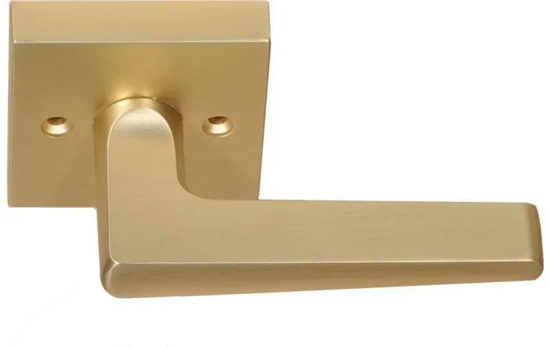 Better Home Products Tiburon Half Dummy Lever in Satin Brass finish