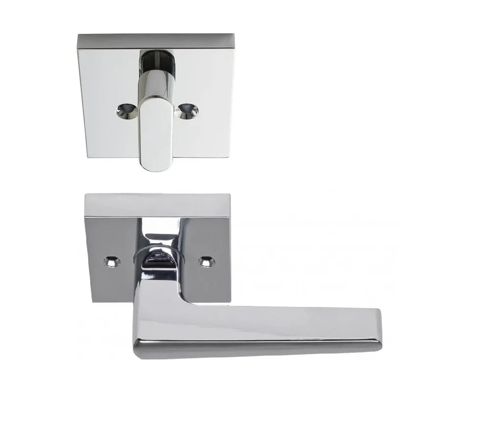 Better Home Products Tiburon Handleset Trim Lever - Exterior Handleset Sold Separately Chrome