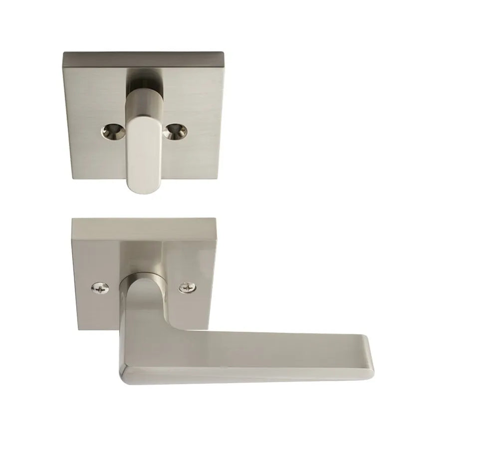 Better Home Products Tiburon Handleset Trim Lever - Exterior Handleset Sold Separately Satin Nickel