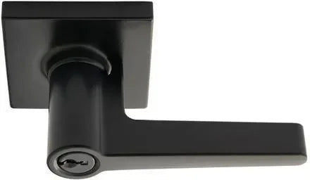 Better Home Products Treasure Island Keyed Entry Lever in Matte Black finish
