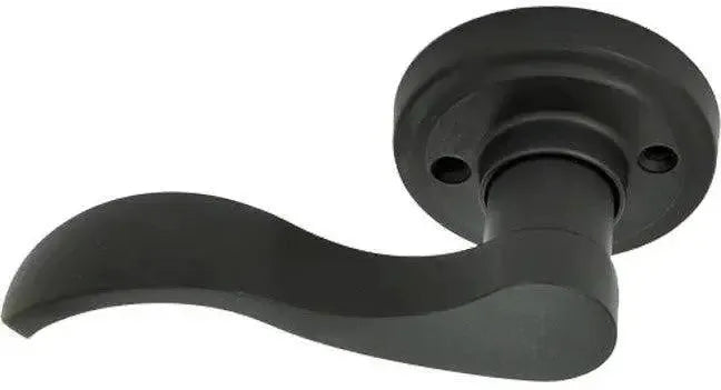 Better Home Products Twin Peaks Lever in Matte Black finish
