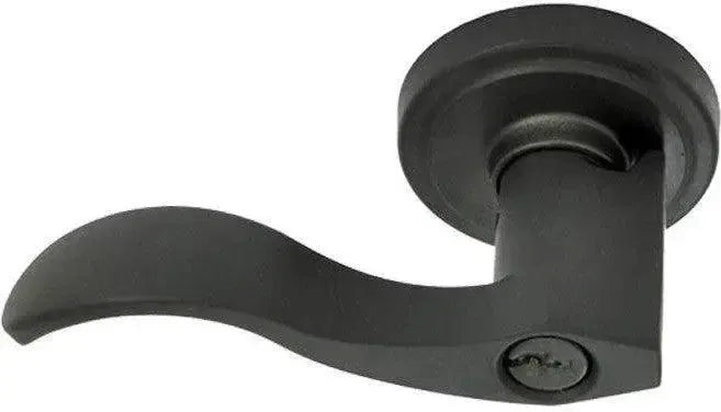 Better Home Products Twin Peaks Lever in Matte Black finish
