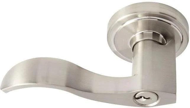Better Home Products Twin Peaks Lever Satin Nickel