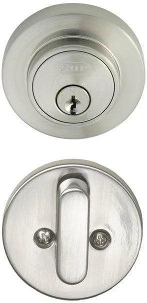 Better Home Products UL Low Profile Single Cylinder Deadbolt in Satin Nickel finish