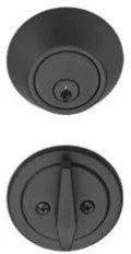 Better Home Products UL Single Cylinder Deadbolt in Black finish