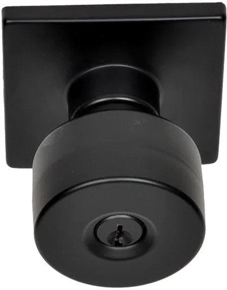 Better Home Products Union Square Entry Knob in Black finish