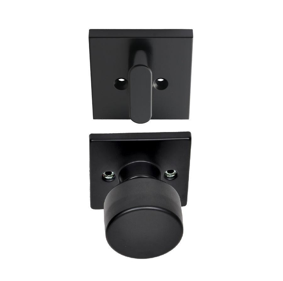 Better Home Products Union Square Handleset Trim Knob Black