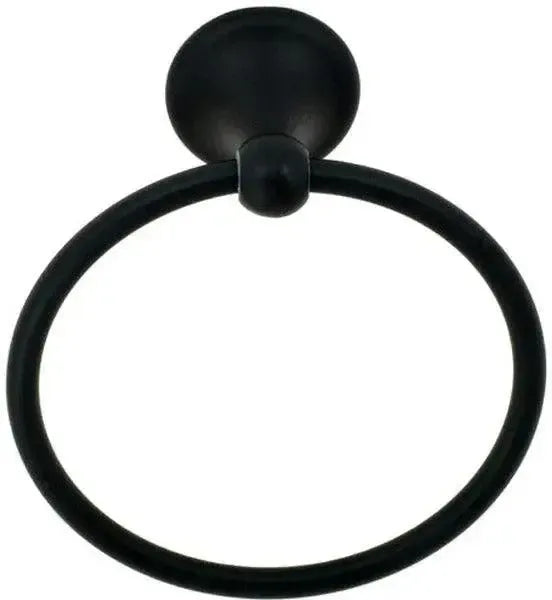Better Home Products Waterfront Towel Ring in Matte Black finish