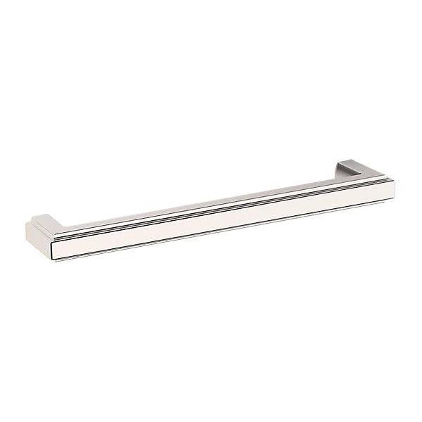 Baldwin Raised Cabinet Pull in Lifetime Polished Nickel finish