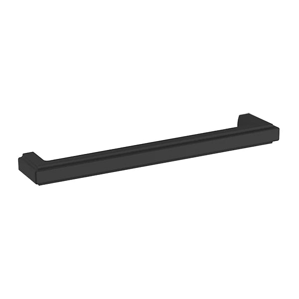 Baldwin Raised Cabinet Pull in Satin Black finish