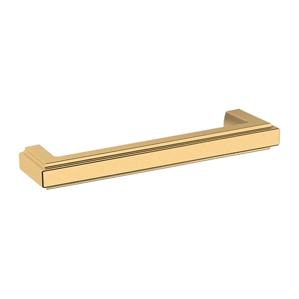 Baldwin Raised Appliance Pull in Lifetime Satin Brass finish
