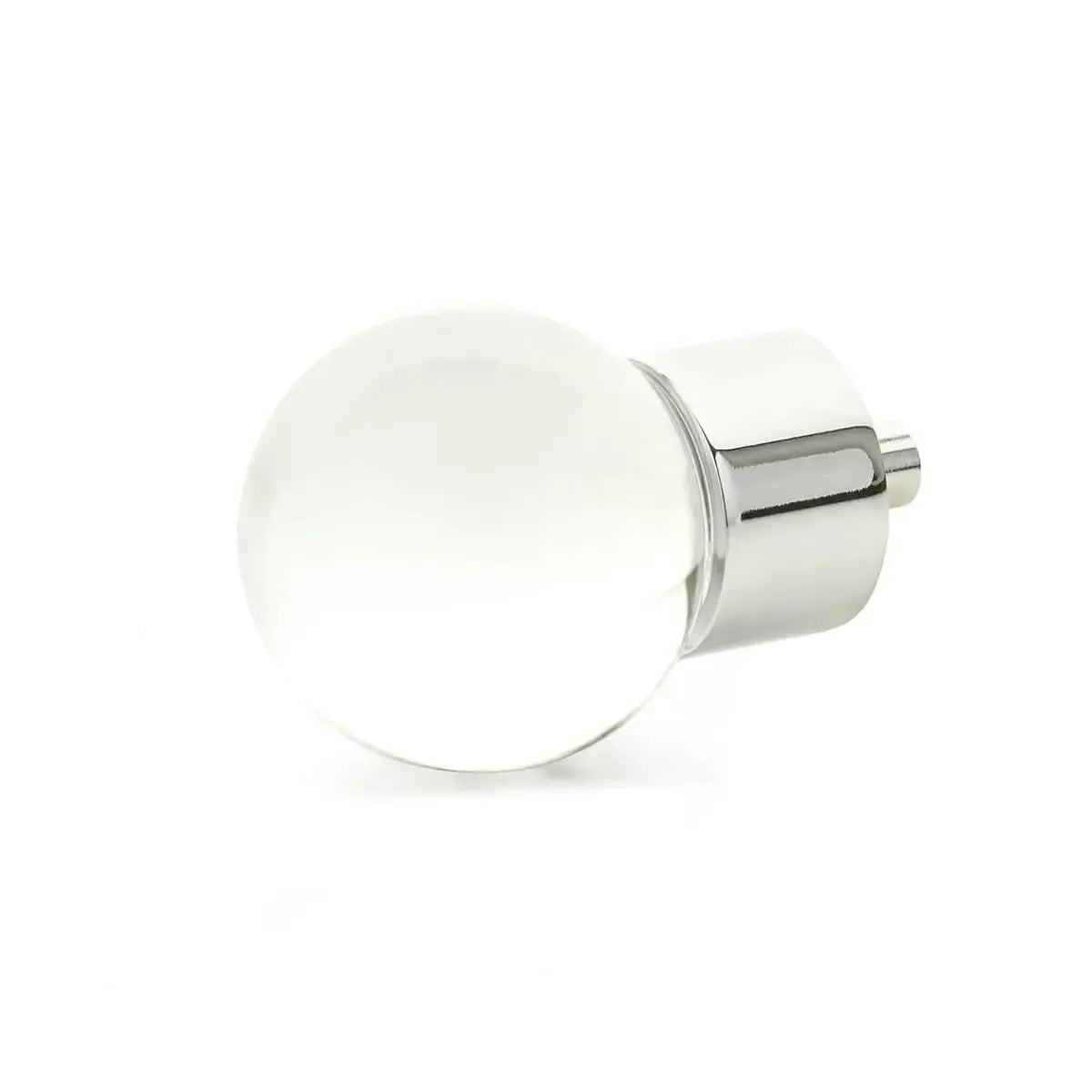 City Lights Globe Glass Knob Polished Chrome
