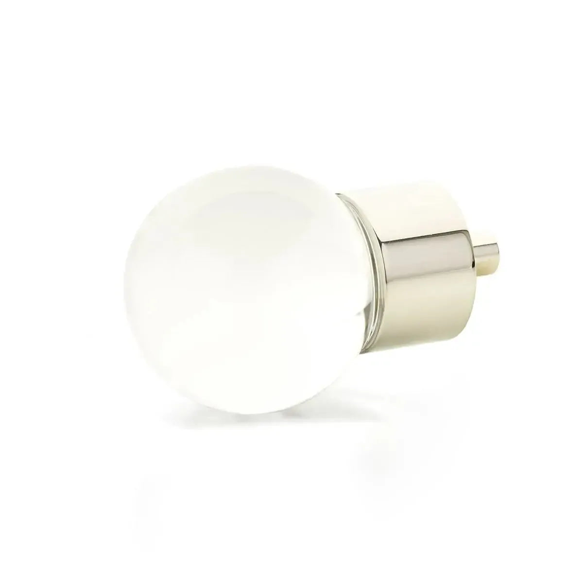 City Lights Globe Glass Knob Polished Nickel