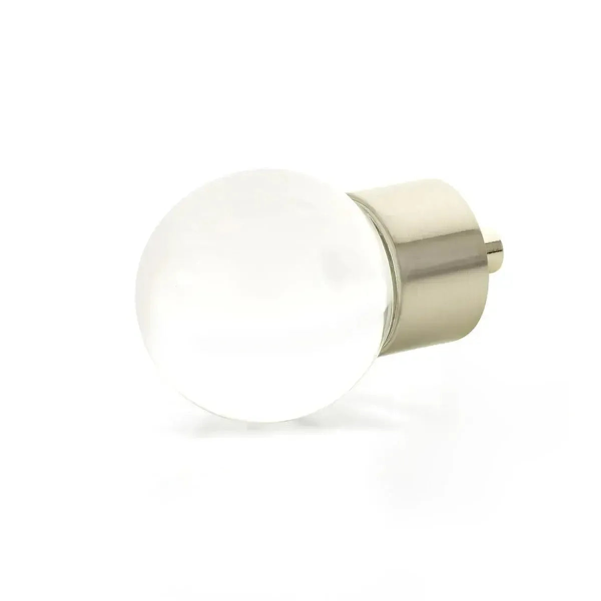 City Lights Globe Glass Knob Satin Nickel