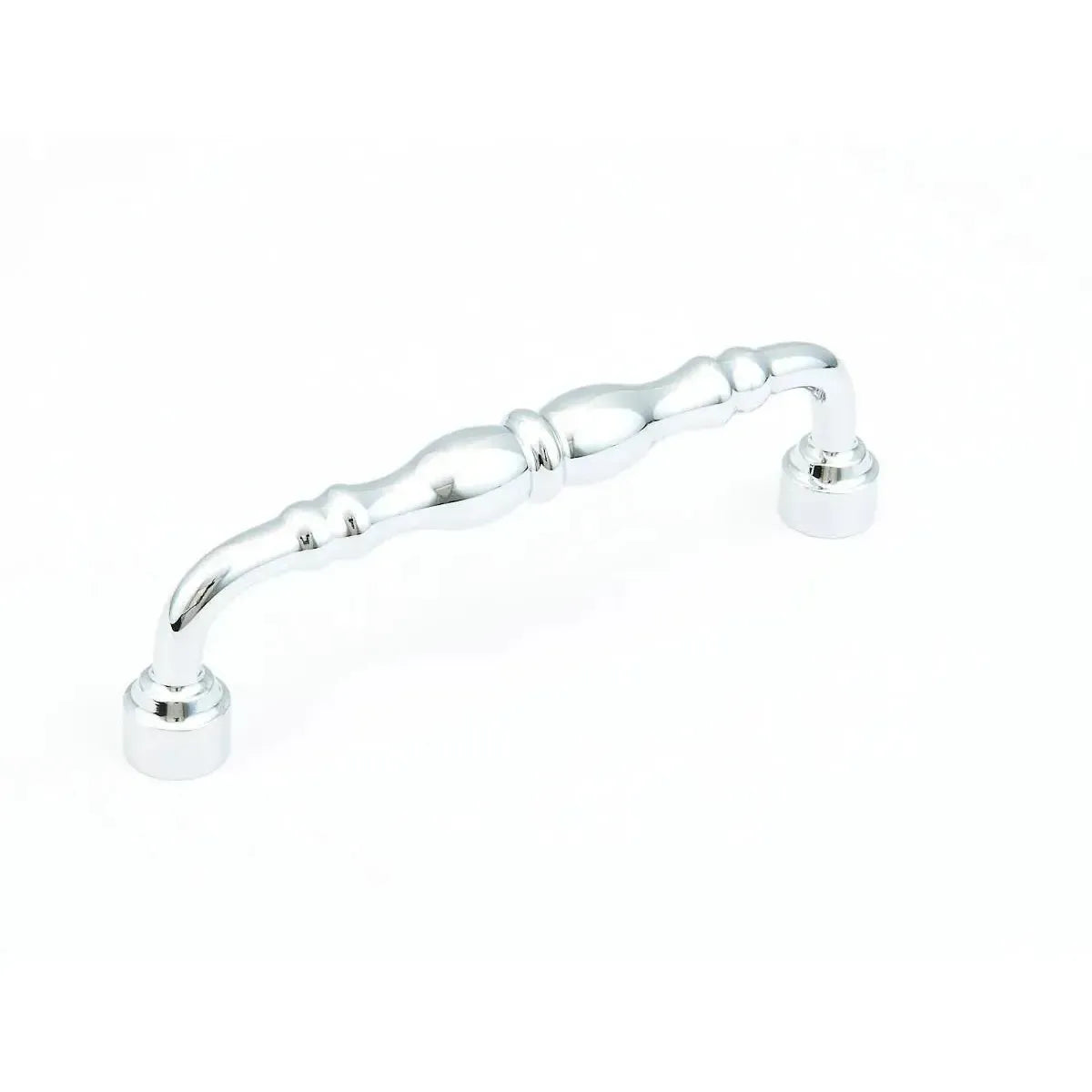 The Schaub Colonial Cabinet Pull in Polished Chrome finish.