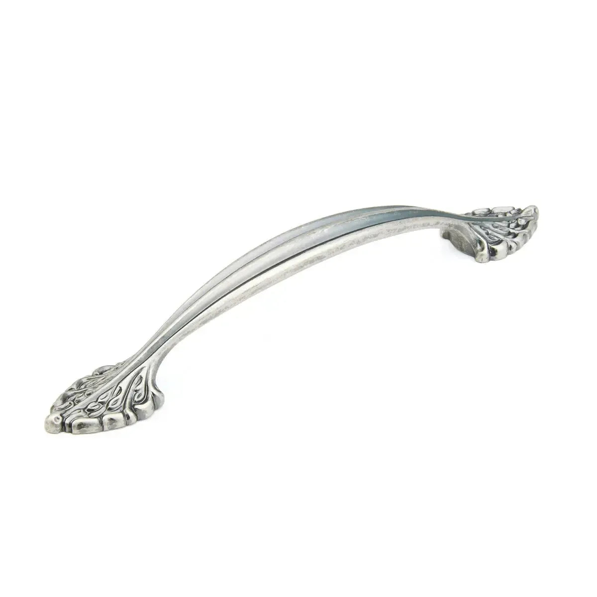 The Schaub Corinthian Cabinet Pull in Corinthian Silver finish.