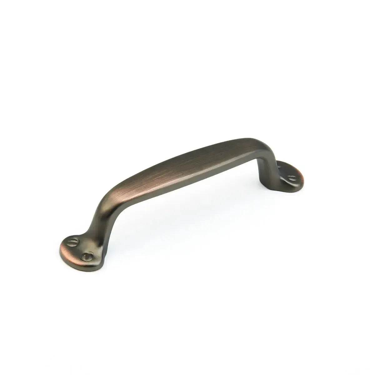The Schaub Country Cabinet Pull in Aurora Bronze finish.