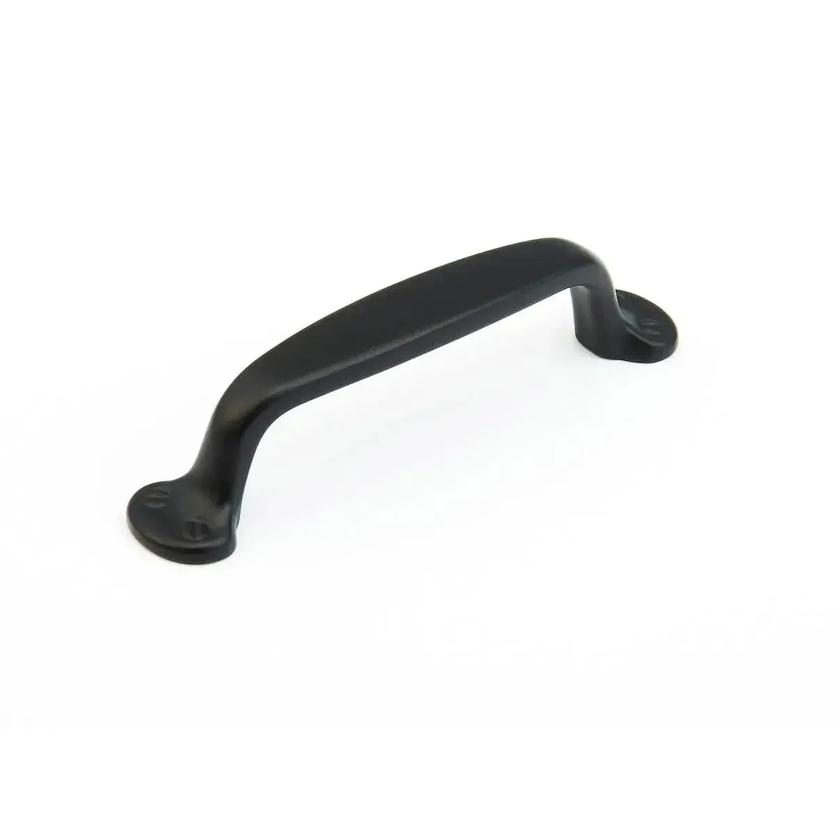The Schaub Country Cabinet Pull in Flat Black finish.