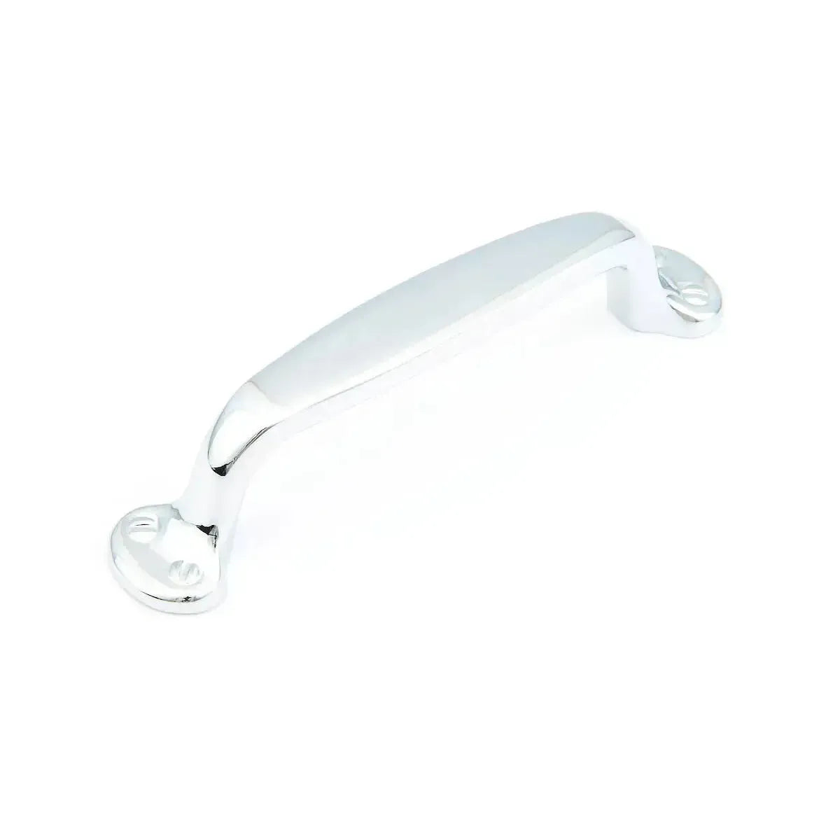 The Schaub Country Cabinet Pull in Polished Chrome finish.