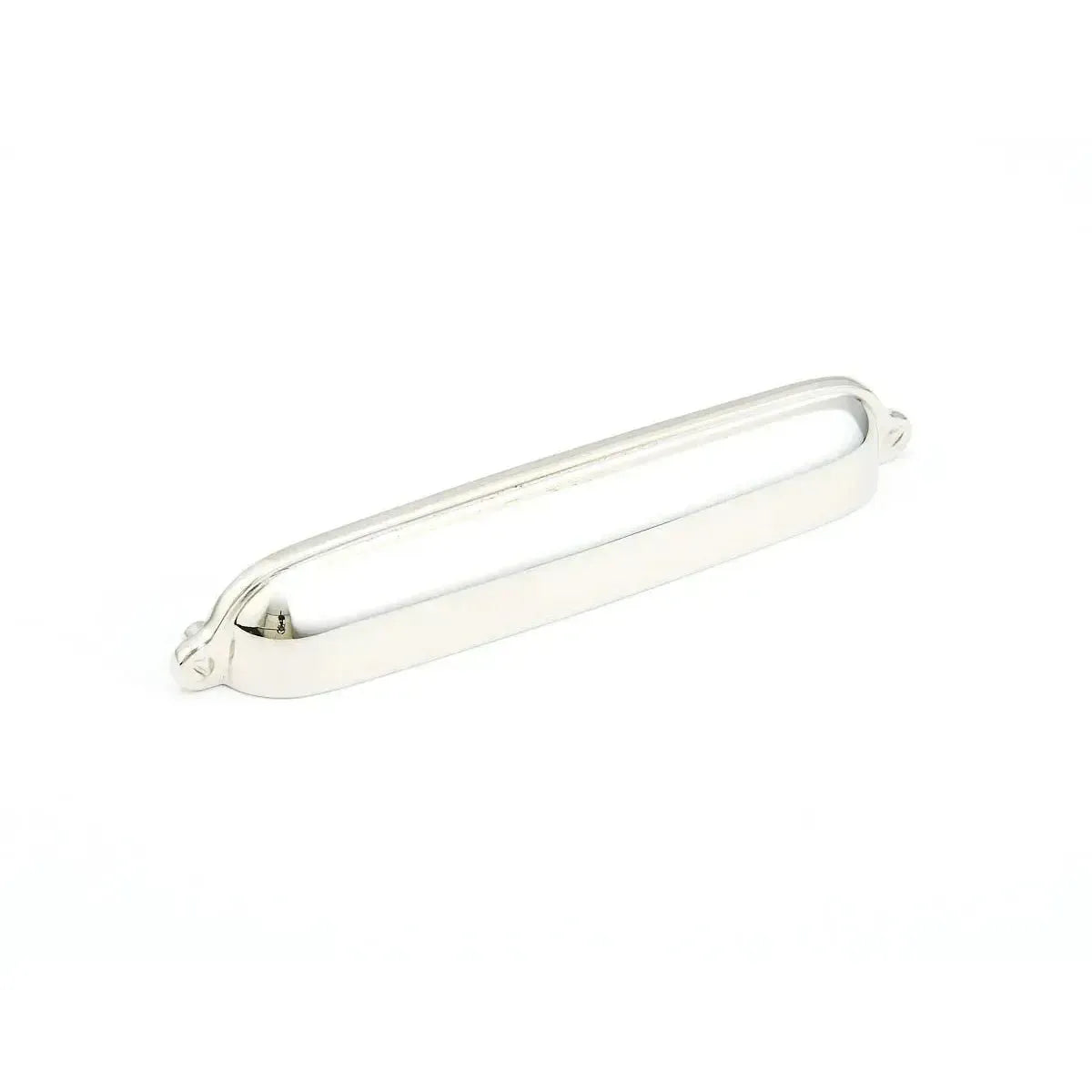 The Schaub Country Cup Pull in Polished Nickel finish.