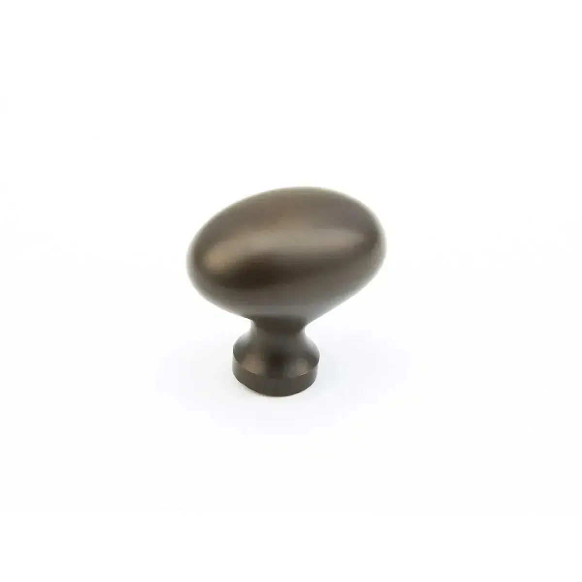 The Schaub Country Oval Cabinet Knob in Oil Rubbed Bronze finish.