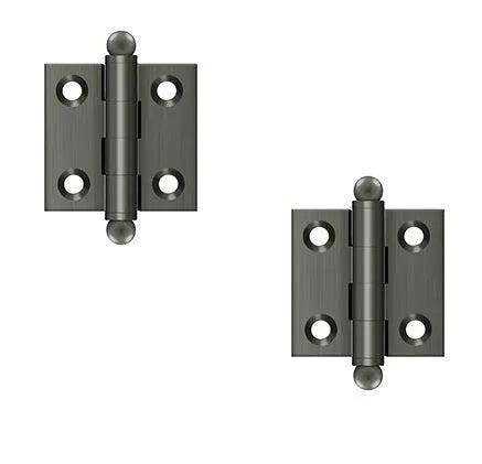 DeltanaDeltana 1 1/2" x 1 1/2" Hinge with Ball Tips (Pair) in 