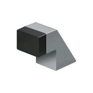 Deltana 1 1/4" Contemporary Floor Door Bumper Brushed Chrome