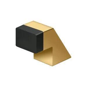 Deltana 1 1/4" Contemporary Floor Door Bumper PVD Polished Brass