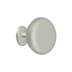 Deltana 1 1/4" Solid Round Knob in Satin Nickel finish