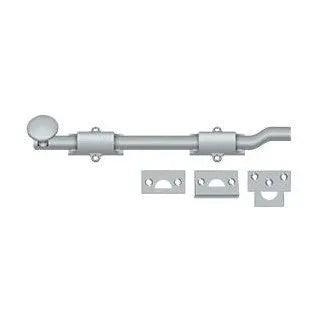 Deltana 10" Heavy Duty Offset Surface Bolt Brushed Chrome