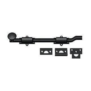 Deltana 10" Heavy Duty Offset Surface Bolt Paint Black
