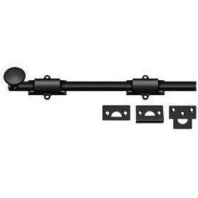Deltana 12" Heavy Duty Surface Bolt Paint Black