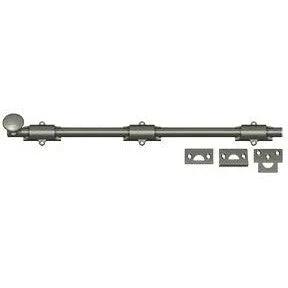 Deltana 18" Heavy Duty Surface Bolt Antique Nickel