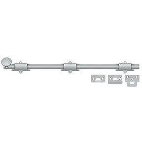 Deltana 18" Heavy Duty Surface Bolt Brushed Chrome