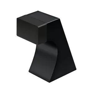 Deltana 2 1/2" Contemporary Floor Door Bumper in Flat Black finish