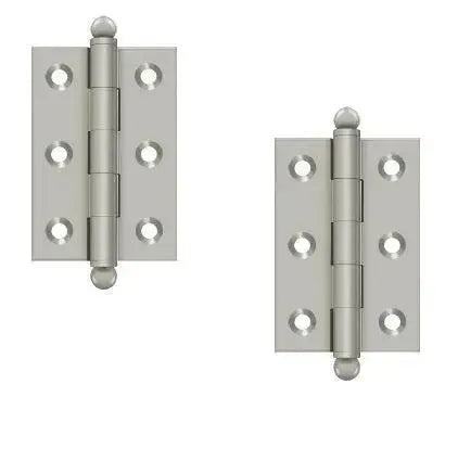 DeltanaDeltana 2 1/2" x 1 11/16" Hinge with Ball Tips (Pair) in 