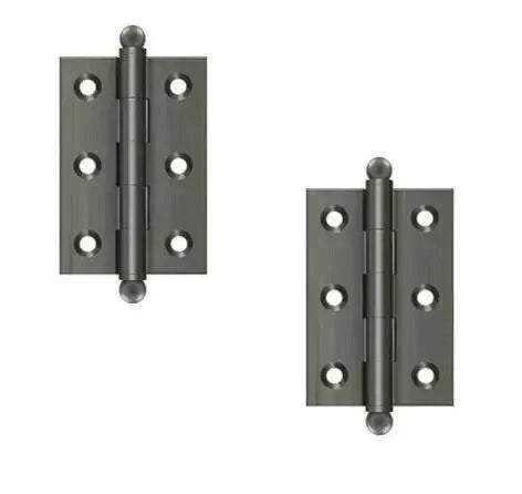 DeltanaDeltana 2 1/2" x 1 11/16" Hinge with Ball Tips (Pair) in 