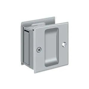 Deltana 2-1/2" x 2-3/4" Pocket Door Passage in Brushed Chrome finish