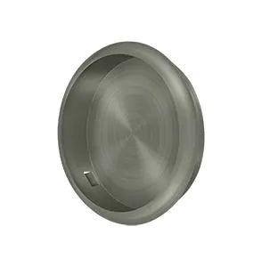 Deltana 2 1/8" Round Flush Pull Antique Nickel