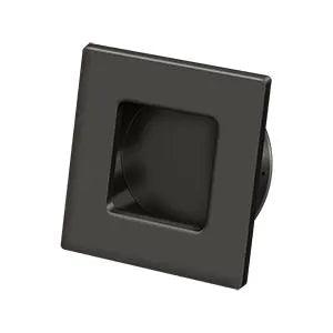 Deltana 2 3/4" Square Heavy Duty Flush Pull Oil Rubbed Bronze