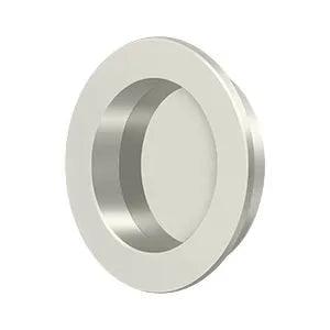 Deltana 2 3/8" Round Flush Pull Polished Nickel