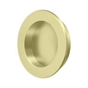 Deltana 2 3/8" Round Flush Pull Unlacquered Brass
