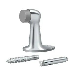 Deltana 2 7/8" Floor Door Bumper Polished Chrome