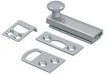 Deltana 2" Heavy Duty Concealed Screw Surface Bolt Brushed Chrome