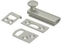 Deltana 2" Heavy Duty Concealed Screw Surface Bolt Brushed Nickel