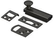 Deltana 2" Heavy Duty Concealed Screw Surface Bolt Oil Rubbed Bronze