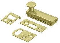 Deltana 2" Heavy Duty Concealed Screw Surface Bolt Polished Brass