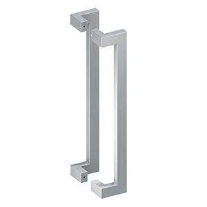 Deltana 24" Back-to-Back Modern Offset Pulls Brushed Stainless Steel