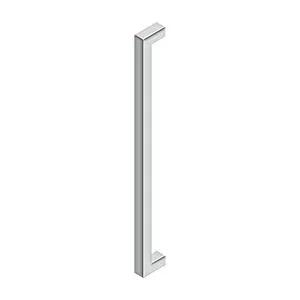 Deltana 24" CTC Contemporary Pull, Single Side in Polished Stainless finish
