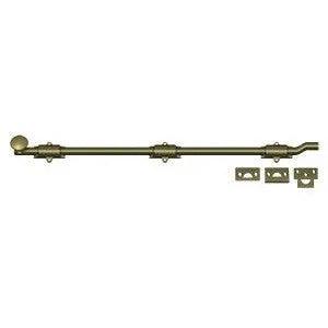 Deltana 26" Heavy Duty Offset Surface Bolt Antique Brass